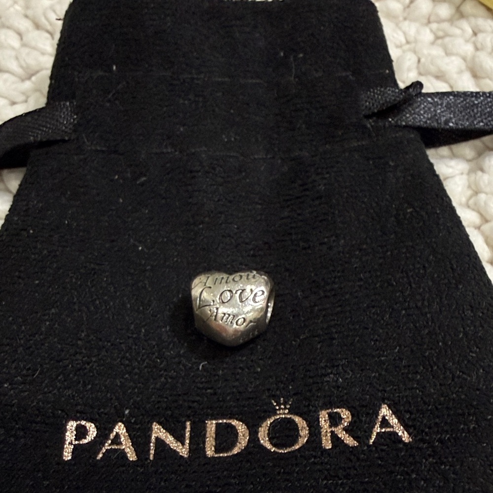 Pandora Silver Love Heart Charm